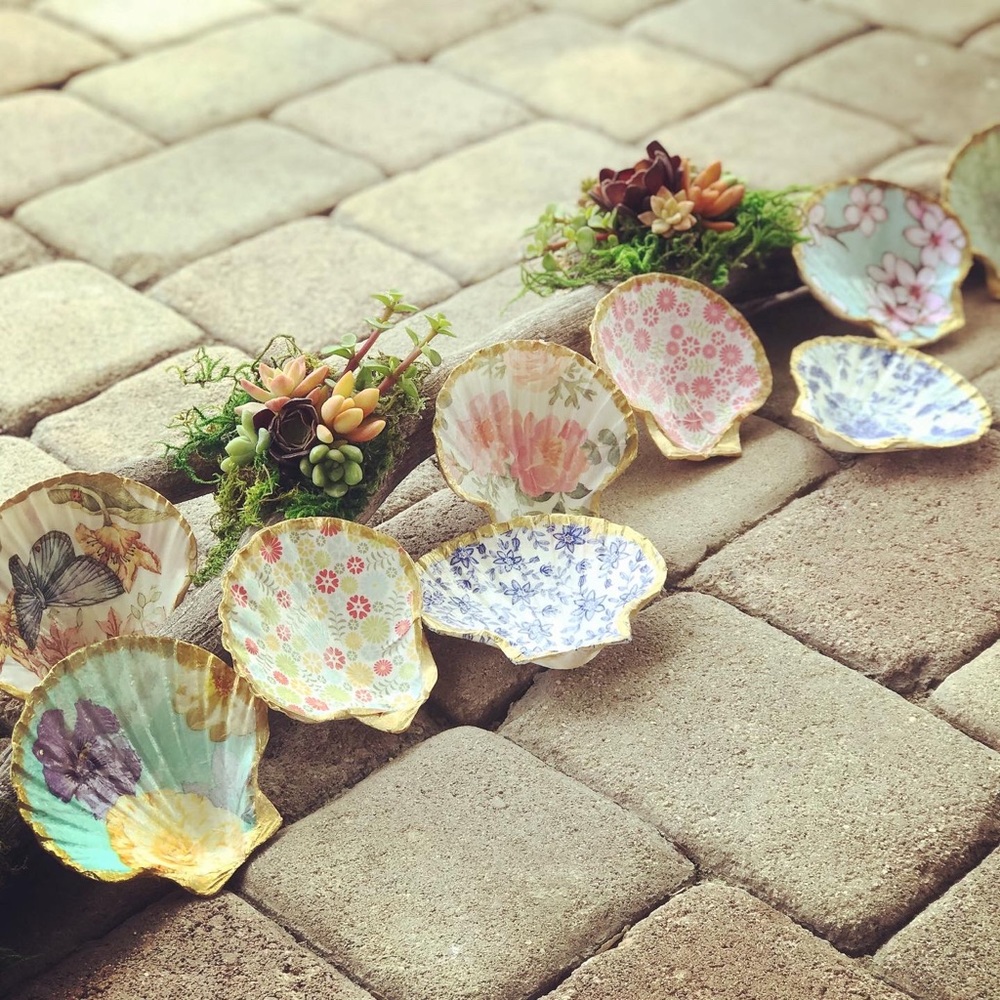 SOLD- Seashell Jewelry Dish